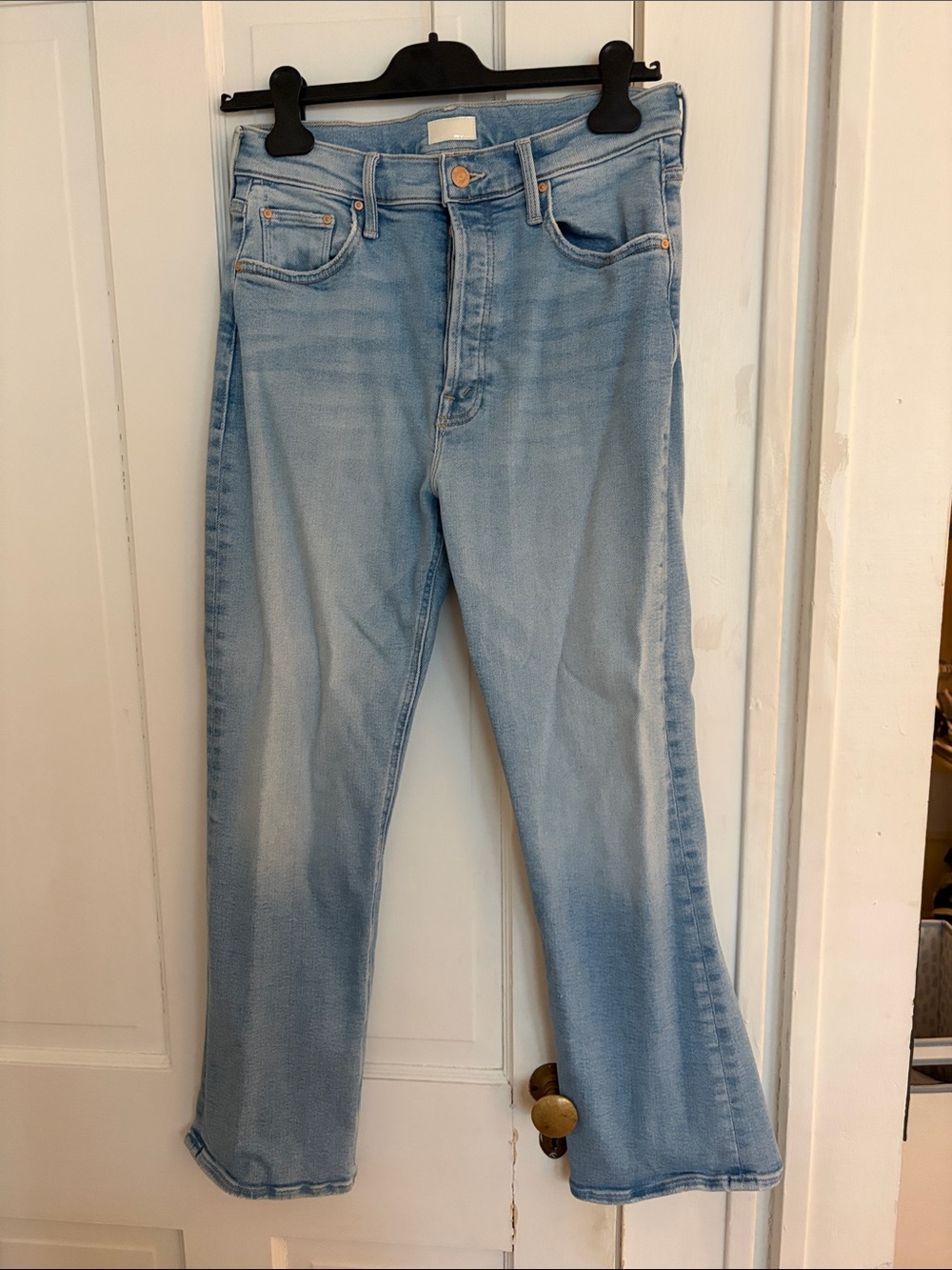 MOTHER Light Blue Flare Jeans